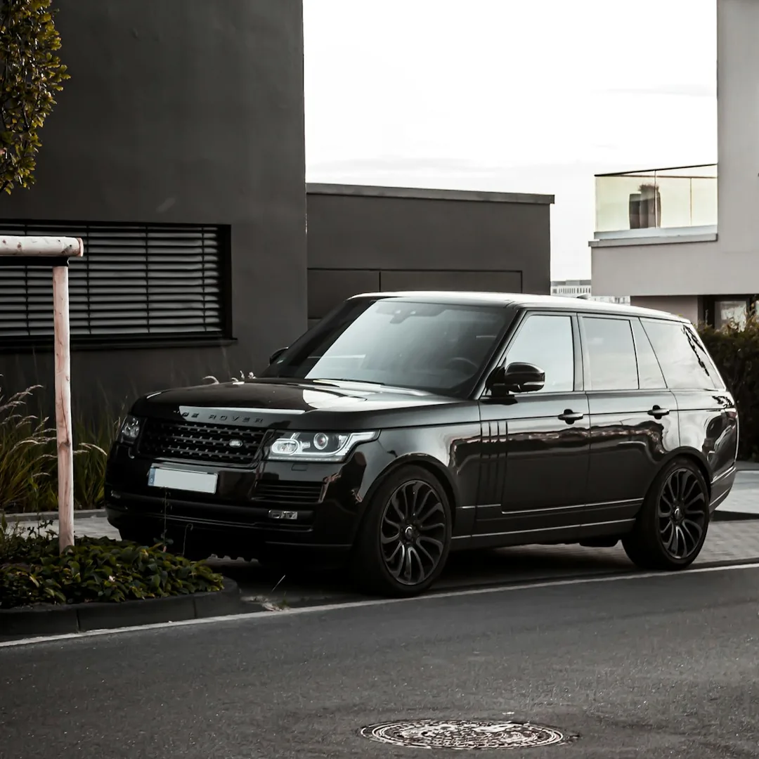 Luxury black vehicle for corporate transfers