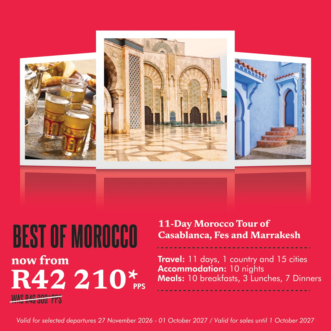 Best of Morocco Trafalgar tour of Casablanca, Fes and Marrakesh
