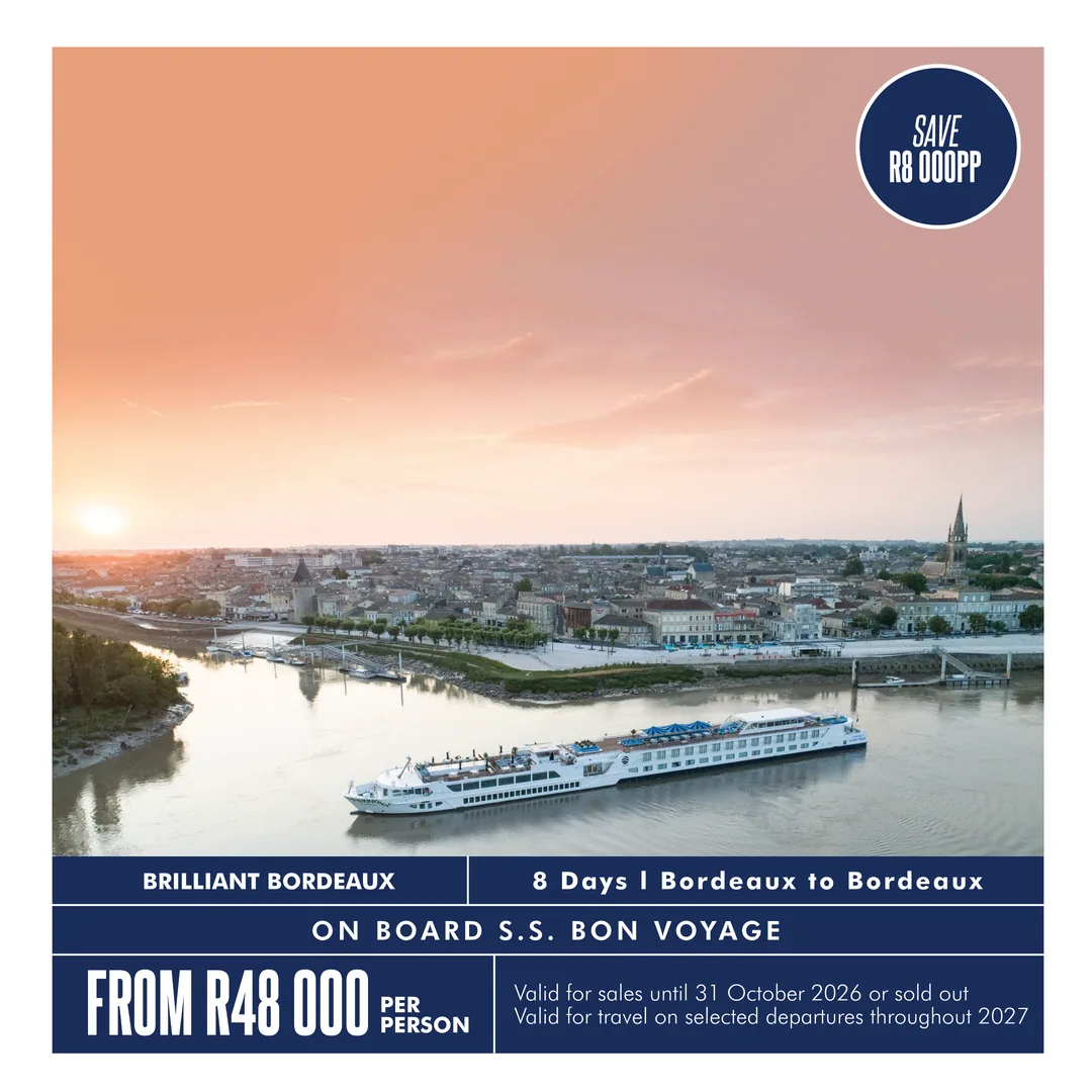 Brilliant Bordeaux on S.S. Bon Voyage